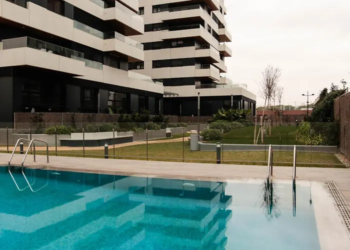 아파트 Espectacular Loft Piscina Y Terraza - Roig Arena - Ciencias - Ruzafa - Centro